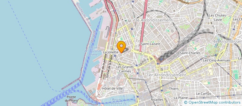 localisation de l'entreprise DEMENAGEMENTS TRANSPORTS P.A.C.A. à MARSEILLE 2EME