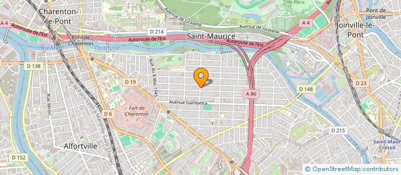 localisation de l'entreprise DEMENAGEMENTS VERMOREL à MAISONS-ALFORT