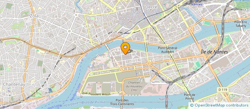 localisation de l'entreprise DEMENAGERMONENTREPRISE.COM à NANTES