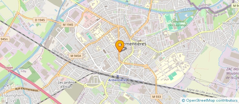 localisation de l'entreprise DEMENAGEURS BRETONS ARMENTIERES à ARMENTIERES