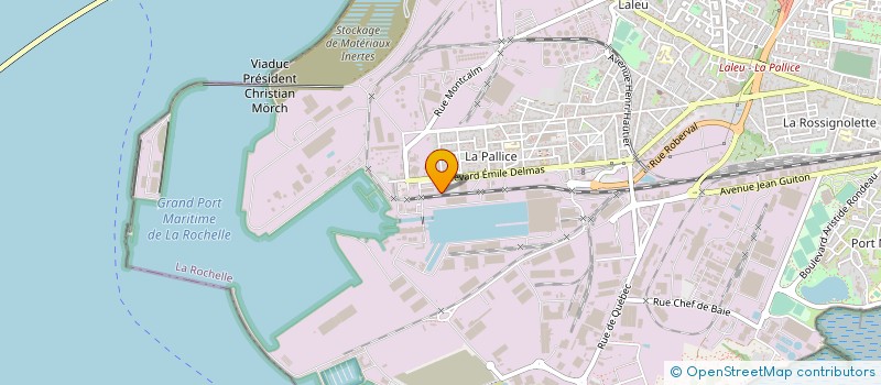 localisation de l'entreprise DEMENAGEURS ROCHELAIS à LA ROCHELLE