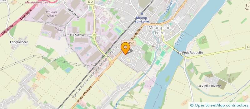 localisation de l'entreprise DEMENAGEXPRESS à MEUNG-SUR-LOIRE