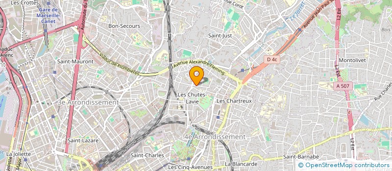 localisation de l'entreprise DEMENTYEV EURL à MARSEILLE 4EME