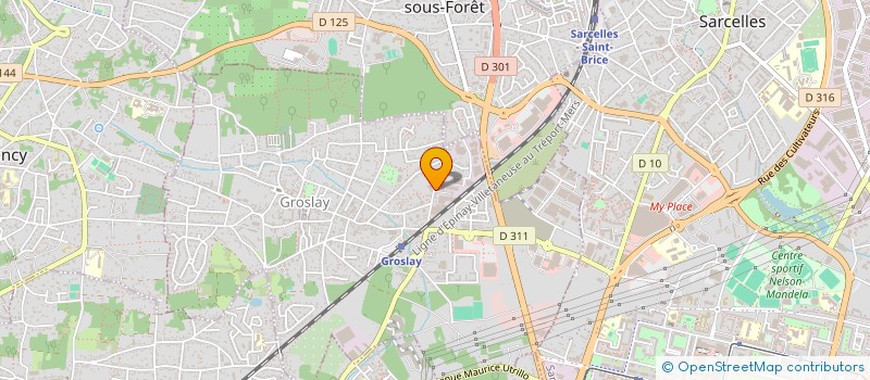 localisation de l'entreprise DEMEPACK SARL à GROSLAY