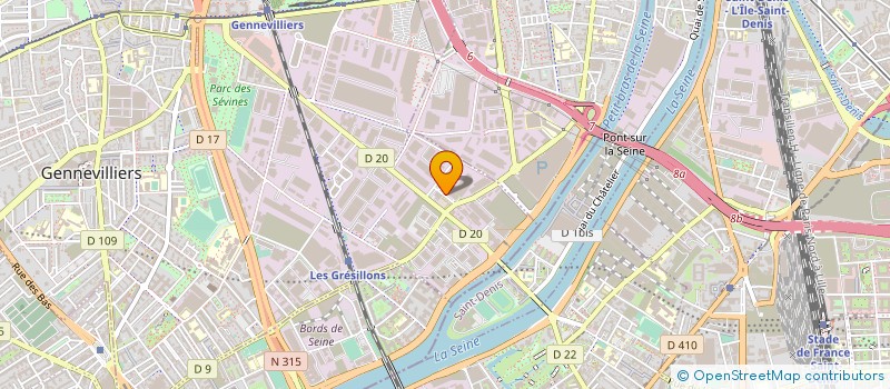 localisation de l'entreprise DEMEPOOL DISTRIBUTION à GENNEVILLIERS