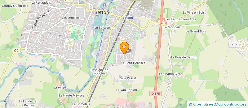 localisation de l'entreprise DEMERA  BETTON