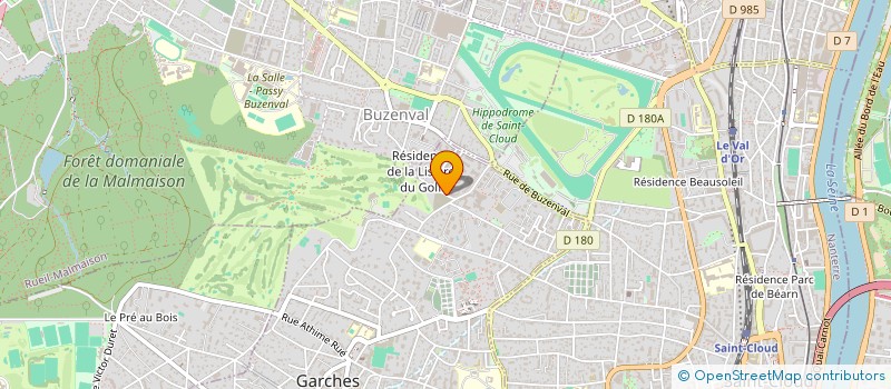 localisation de l'entreprise DEMEREV à GARCHES