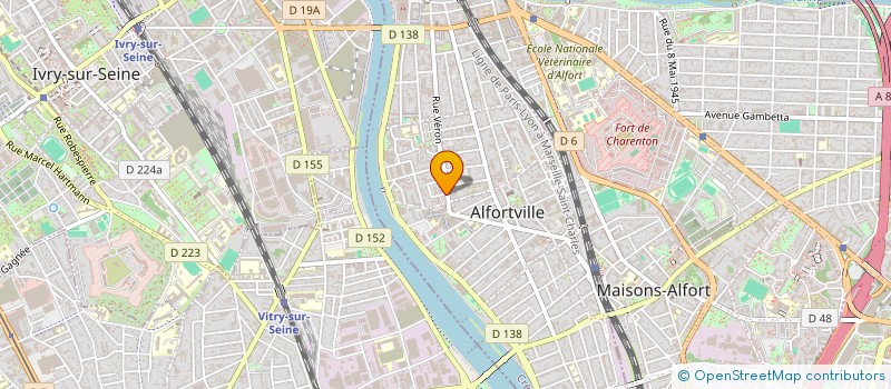localisation de l'entreprise DEMESNOUVELLES . COM  ALFORTVILLE