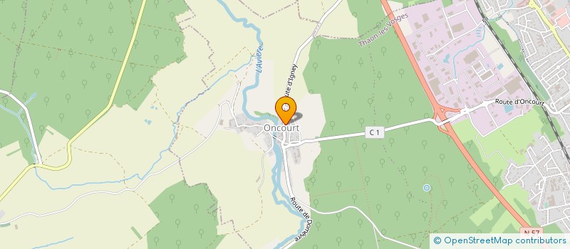 localisation de l'entreprise DEMETAL à THAON-LES-VOSGES