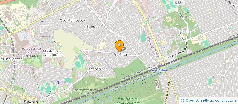 localisation de l'entreprise DEMETEK  VILLEPINTE