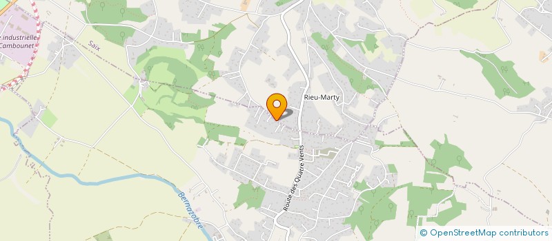 localisation de l'entreprise DEMETER à SAIX