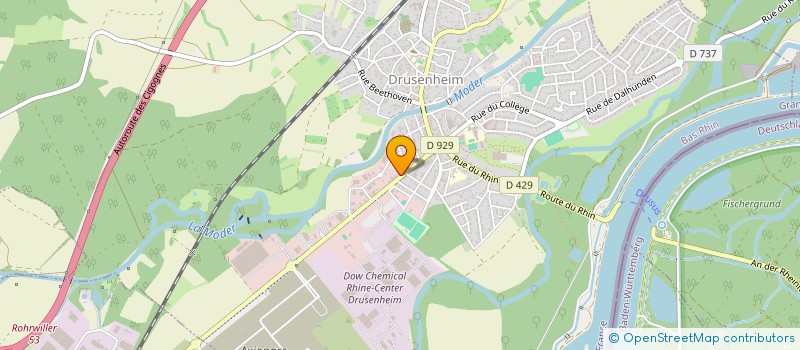 localisation de l'entreprise DEMETER  DRUSENHEIM