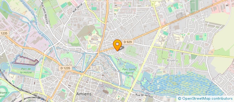 localisation de l'entreprise DEMETER à AMIENS