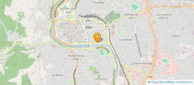 localisation de l'entreprise DEMETER à ALES
