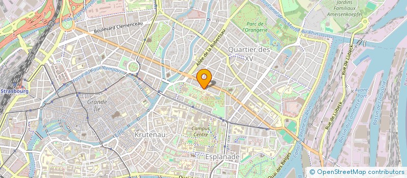 localisation de l'entreprise DEMETER  STRASBOURG