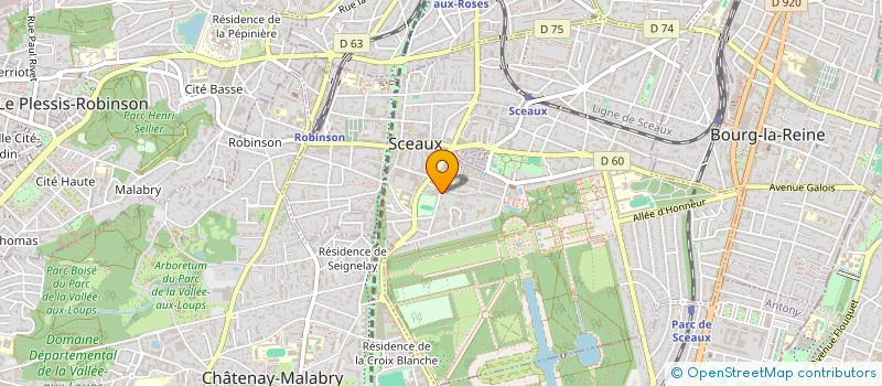 localisation de l'entreprise DEMETER à SCEAUX