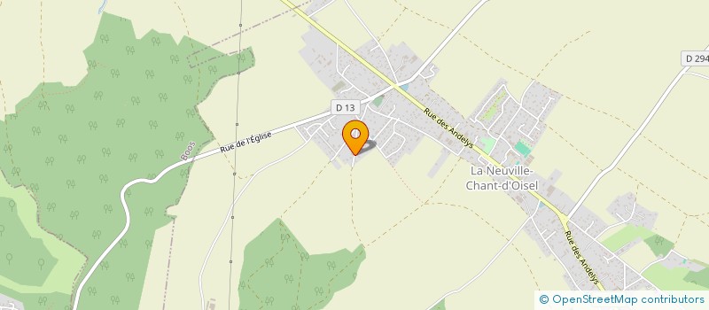 localisation de l'entreprise DEMETER  LA NEUVILLE-CHANT-D'OISEL