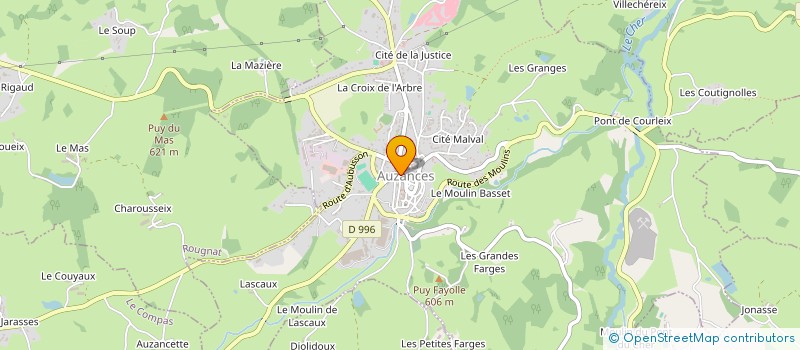 localisation de l'entreprise DEMETER à AUZANCES