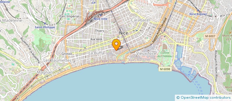 localisation de l'entreprise DEMETER à NICE