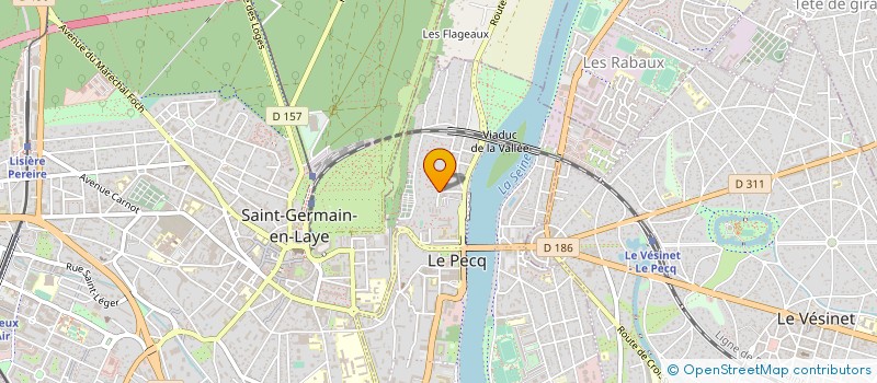 localisation de l'entreprise DEMETER DEVELOPPEMENT à SAINT-GERMAIN-EN-LAYE