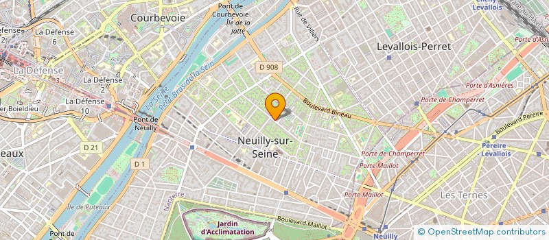 localisation de l'entreprise DEMETER HOLDINGS à NEUILLY-SUR-SEINE