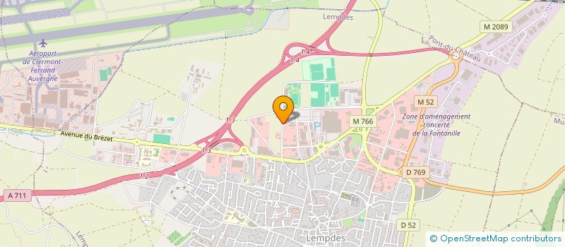 localisation de l'entreprise DEMETER ING  LEMPDES