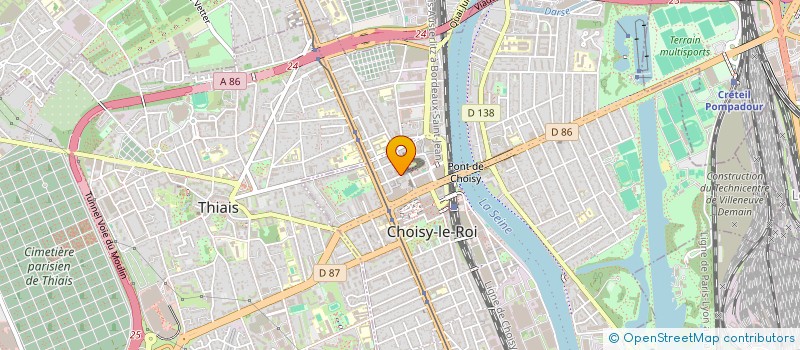 localisation de l'entreprise DEMETER INTERNATIONAL SARL  CHOISY-LE-ROI