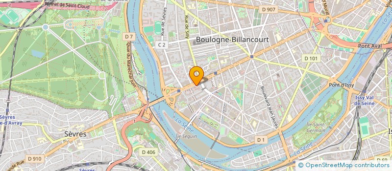 localisation de l'entreprise DEMETHER à BOULOGNE-BILLANCOURT