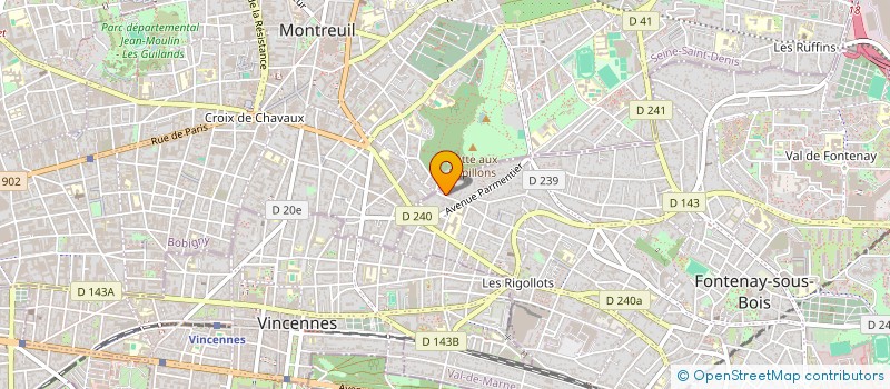 localisation de l'entreprise DEMETHYL HLD à FONTENAY-SOUS-BOIS