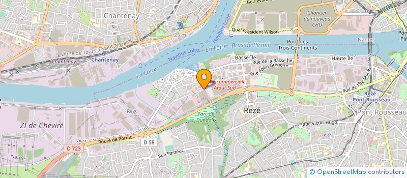 localisation de l'entreprise DEMETIS à REZE