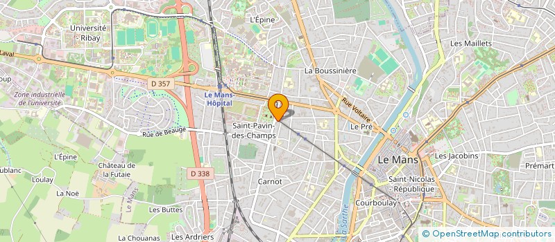 localisation de l'entreprise DEMETIS IMMO  LE MANS