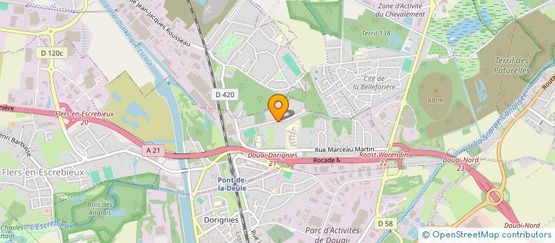 localisation de l'entreprise DEMETTE  FLERS-EN-ESCREBIEUX