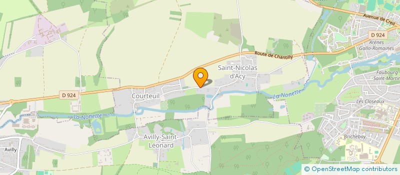 localisation de l'entreprise DEMETYS  COURTEUIL