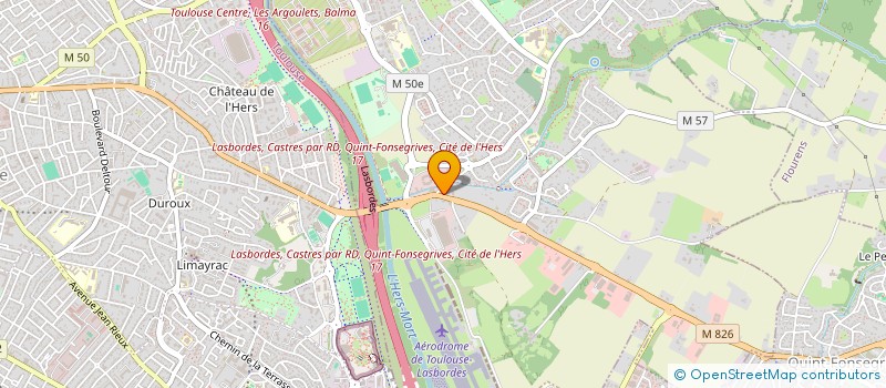 localisation de l'entreprise DEMETZ D, JP ET E  QUINT-FONSEGRIVES