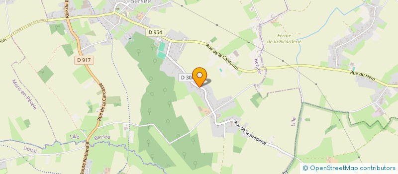 localisation de l'entreprise DEMEURE  BERSEE