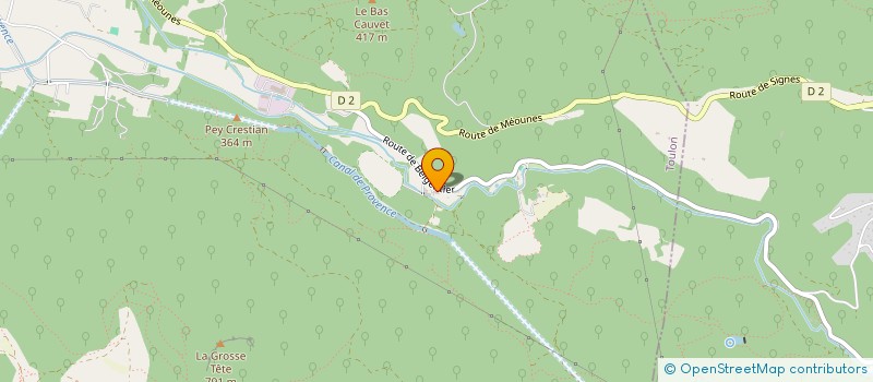 localisation de l'entreprise DEMEURE DE CANCERILLES  SIGNES