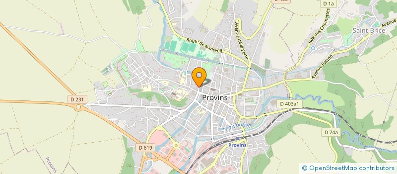 localisation de l'entreprise DEMEURE DES VIEUX BAINS à PROVINS