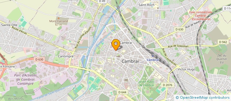 localisation de l'entreprise DEMEURE EN SOIE à CAMBRAI