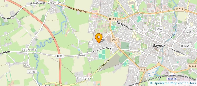 localisation de l'entreprise DEMEURE M&M  BAYEUX