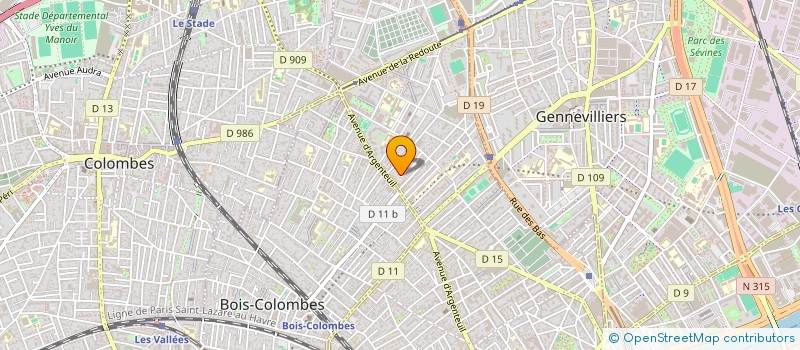 localisation de l'entreprise DEMEURE PARTNERS  ASNIERES-SUR-SEINE