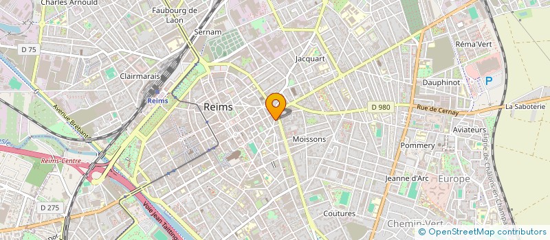 localisation de l'entreprise DEMEURE VOLTAIRE  REIMS