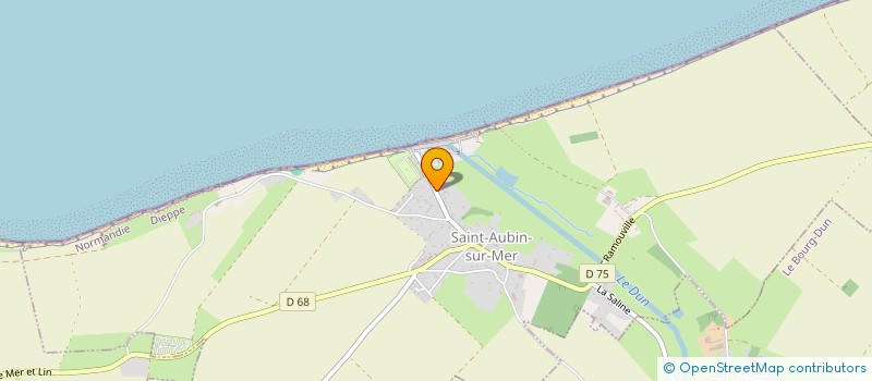 localisation de l'entreprise DEMEURES COTE D'ALBATRE  SAINT-AUBIN-SUR-MER