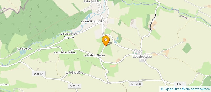 localisation de l'entreprise DEMEURES D'EPOQUE à ARCISSES