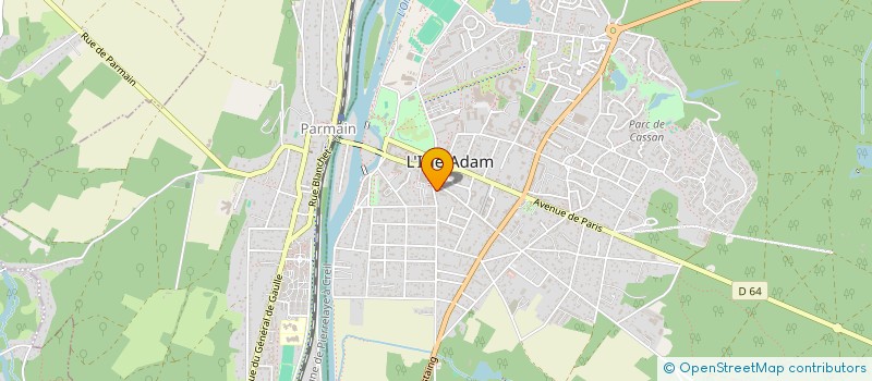 localisation de l'entreprise DEMEURES DE CHARME à L'ISLE-ADAM