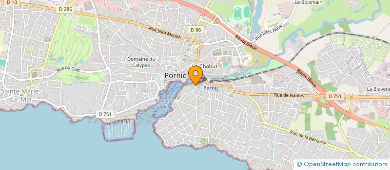 localisation de l'entreprise DEMEURES DE JADE  PORNIC