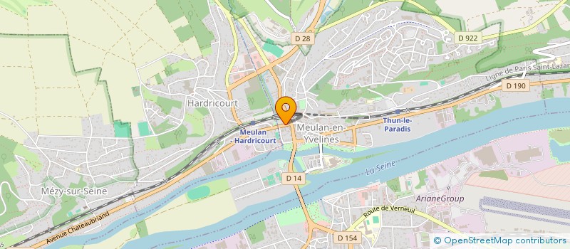 localisation de l'entreprise DEMEURES DE SEINE à MEULAN-EN-YVELINES