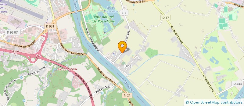 localisation de l'entreprise DEMEURES DES 3G  BOE