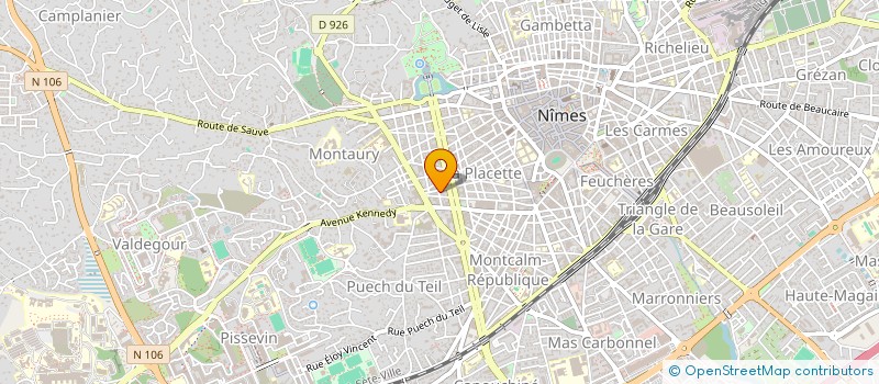 localisation de l'entreprise DEMEURES DU SOLEIL  NIMES