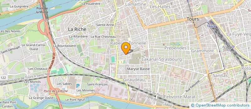 localisation de l'entreprise DEMEURES ET CONCEPT  TOURS