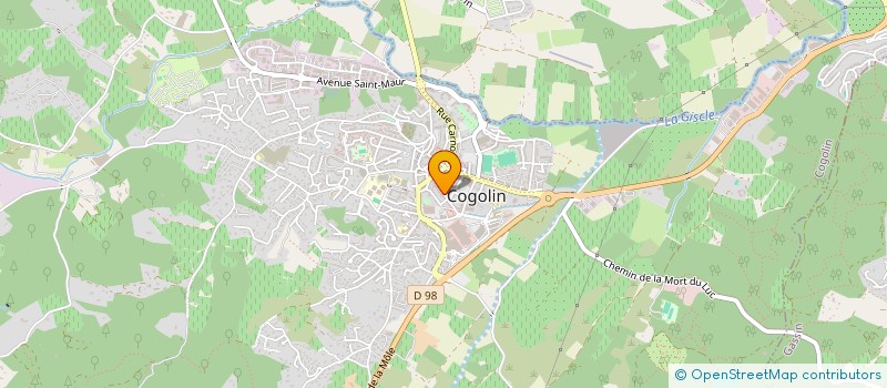 localisation de l'entreprise DEMEURES ET DECORS - ATELIERS FOURNAUX à COGOLIN